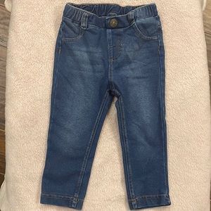 H&M Baby Girl Pull On Jegging Jeans 9-12 Months EUC